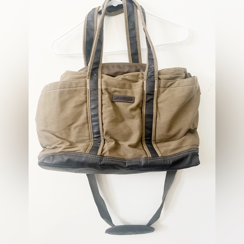 Eddie Bauer Brown 100% Cotton Men’s Baby Messenger Bag